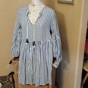 Forever 21 Stripe Dress or tunis NWT